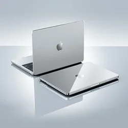 Ultra Thin Hard Shell Laptop Case - 13 & 14 Premium Cover for Air13 M4 M3 M2 Chip (Transparent)