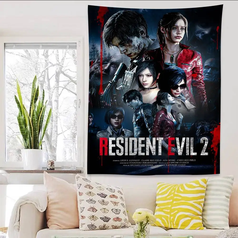 Resident Evil Sci-Fi Wall Tapestry - Home Decor Art Piece