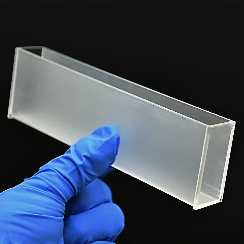 Quartz Cuvette Cell Glass Cuvette 5.25'' Light Path 133.35mm for Comparative Chromometer 1/PK