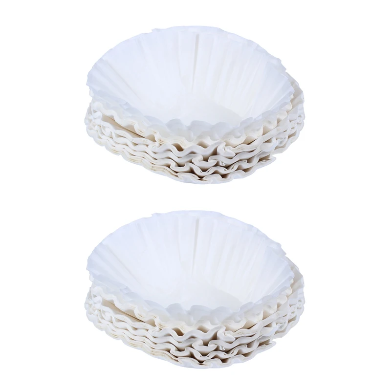 

1000Pcs 25Cm Sheets American Commercial Coffee Filter Paper Basket Coffee Filters Coffee Ware Coffee Filters (White)