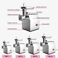 Pork Chopper BX-8 Small Electric Meat Grinder Forward-Reverse Switch Mincing Machine For Making Minced Beef 2