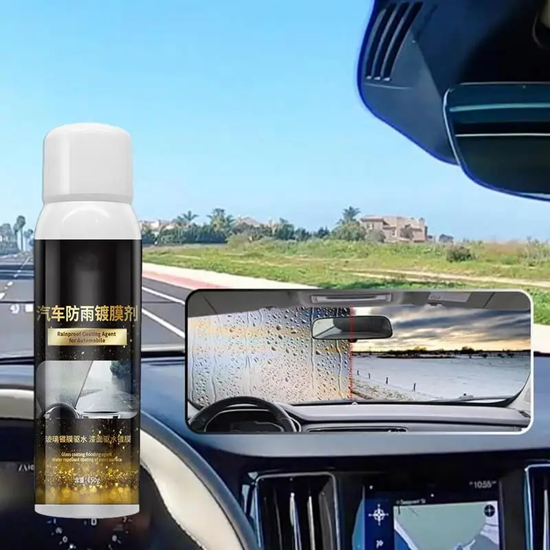 

Stain Resistant Spray Glass Hydrophobic Coating Spray Rain Repellent Auto Anti Rain Clear Quick Detailer Window Cleaning For Car