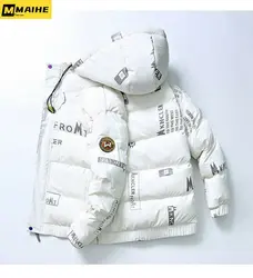 Men's Winter Coat Men's Coat Winter Handsome Thickened Cotton-padded Jacket Men Trend Cotton-padded Jacket Men  men clothing