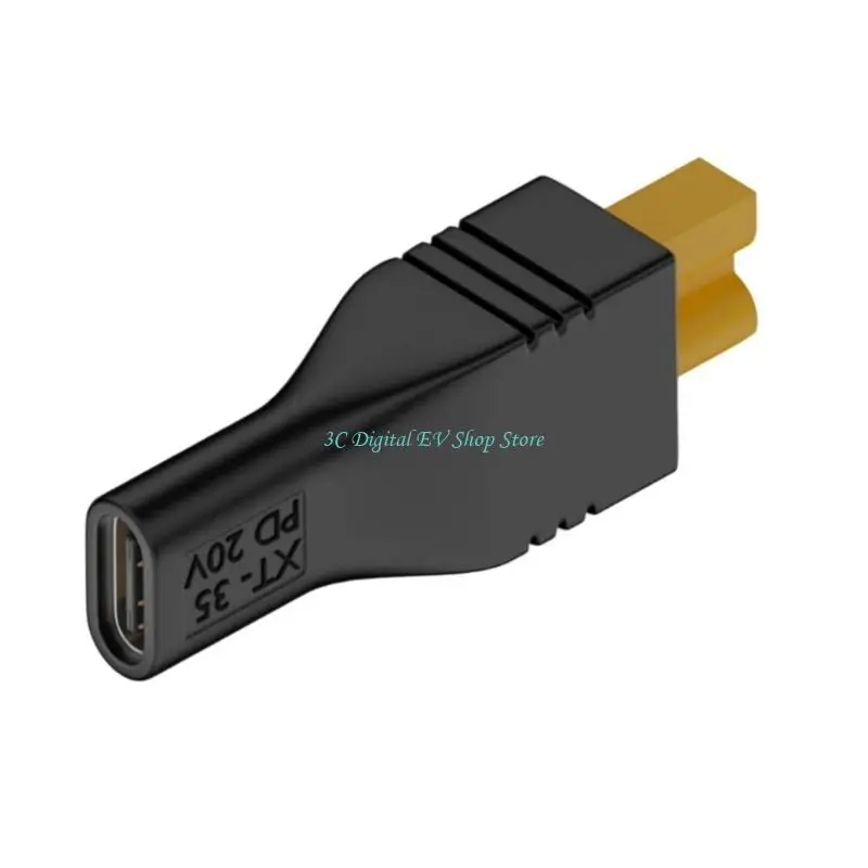 E74D Multifunktions-XT30 / XT60 /Typ C PD20V Schnellladeadapter für Fotografie – Detail 1