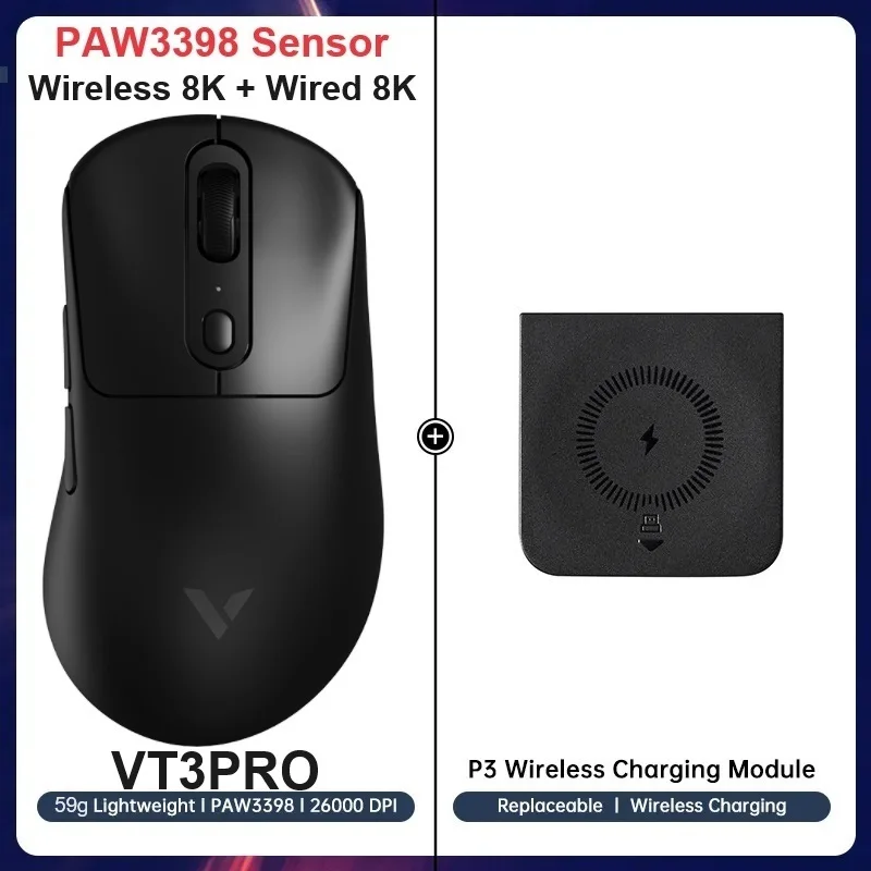 VT CSプロモ Rapoo VT3PRO Wireless Gaming Mouse 59g SuperLight 8KHz Polling
