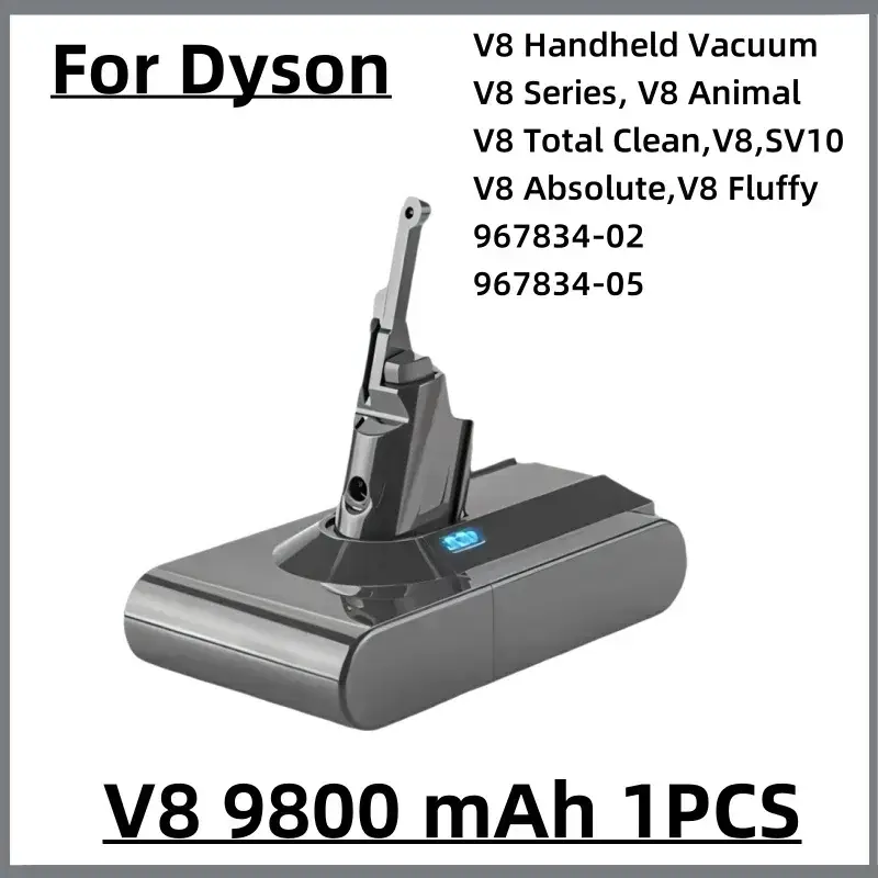 100%New Compatible with Dyson V10 V8  V11 V15 V7 V6 Series SV07 SV09 SV10 DC62 Vacuum Cleaner rechargeable battery - Image 6