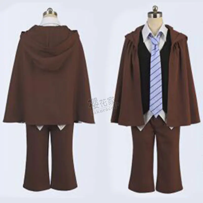 

InYOYO Edogawa Rampo Cosplay Bungo Stray Dogs Costume Detective Uniform Suit Full Set Halloween Drag Party Outfit Anime