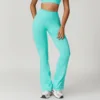 Leggings évasés sans couture pour femmes, pantalons évasés, pantalons de yoga, taille haute, pantalons à jambes larges, pantalons de sport évasés, vêtements de danse, entraînement de gym, fitness