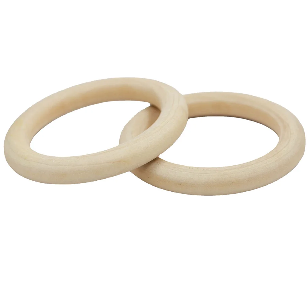 

Unfinished Solid Wooden Rings 50-150MM Natural Wood Rings For Macrame DIY Crafts Wood Hoops Ornaments Connectors Jewelry Making