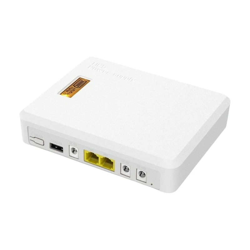 Lightweight 6000mAh Mini UPS Easy Carry Backups Battery Efficient for Reliable Power During Outages & Mobile Work solution 601A