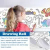 Children's Drawing Roll Sticky Color Filling Paper Graffiti Scroll Coloring Paper Roll For Kids DIY Painting Educational Toys 2