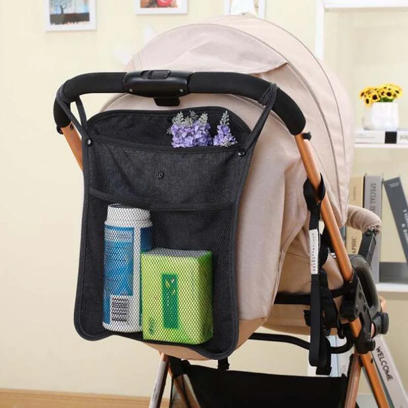 

Baby Stroller Bag Hanging Net Big Bags Portable Baby Umbrella Storage Bag Pocket Cup Holder Organizer Universal Useful Accessory