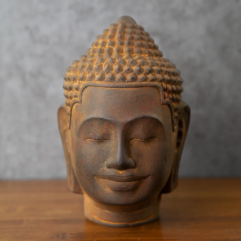 

Zen Buddha head ornaments, Pure handmade Handicraft ornaments