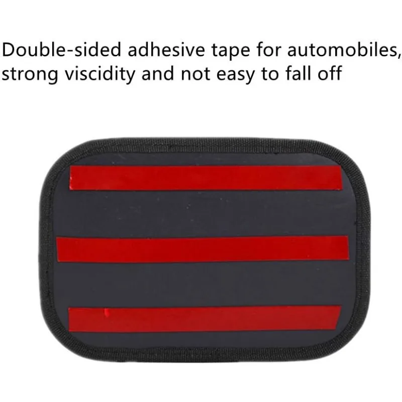 자동차 시트 네트 포켓 홀더, 범용 자가 접착식 수납 포켓 (휴대폰, 지갑, 카드, 열쇠 등) 자동차 시트 뒷면/측면 도어 정리함