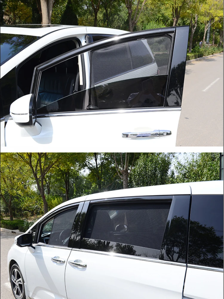 Car Magnetic Sunshade Windshield Curtain Side Window Sun Shade UV Protection Accessories For MG ZS MK1 ZX ZST Astor