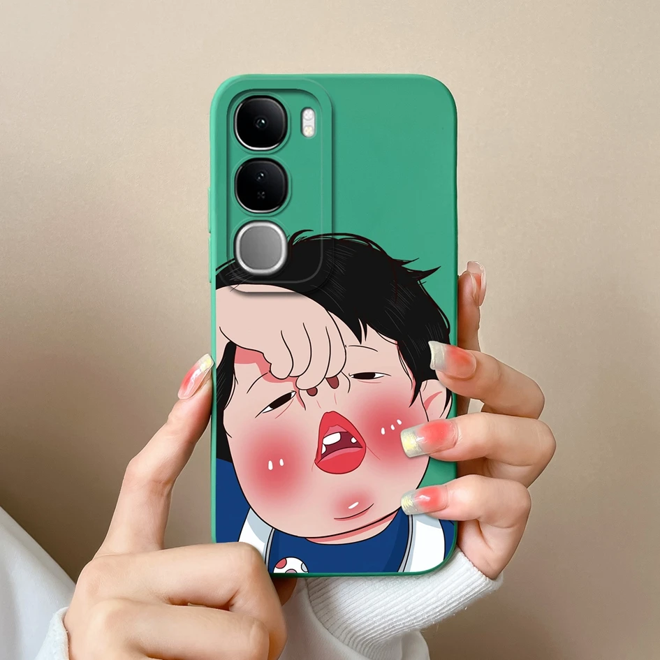 Colorful Floral Design Silicone Case with Lens Protection