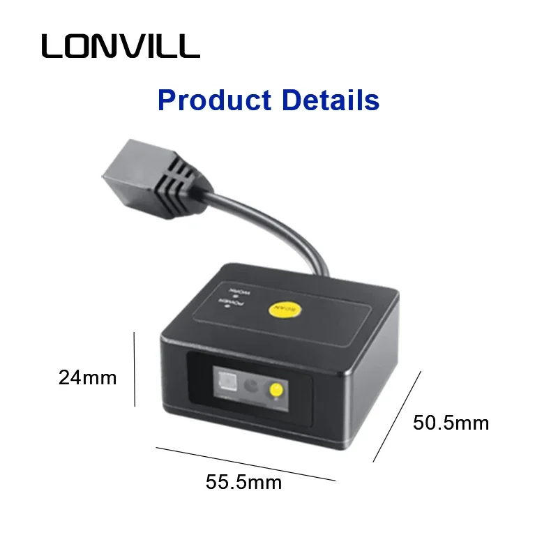 2026LONVILL 1D 2D 코드 데이터 매트릭스 스캔 고속 전문 자동차 스캐너
