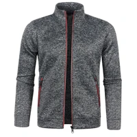 Autumn/winter Men's top Jacket Men's long zip sleeve jacket 1