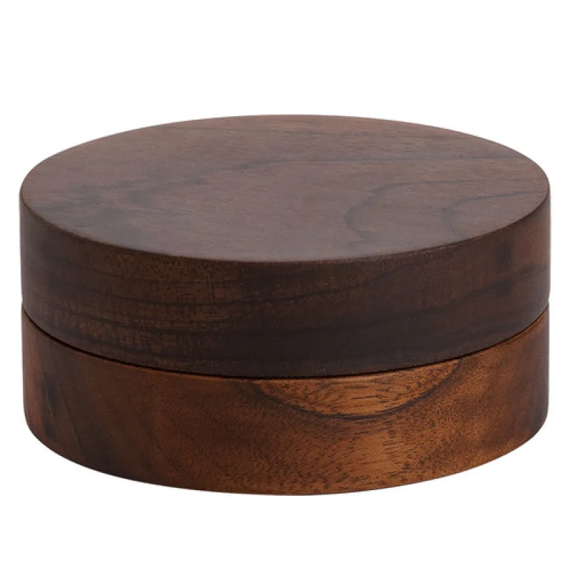 Wood Ashtray With Lid Smokers Stainless Steel Liner Windproof Patio Office Home Cigar Holder