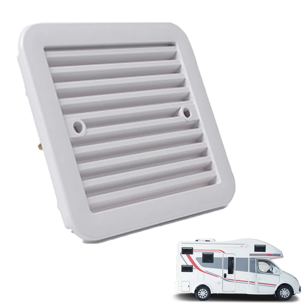 EBTOOLS Air Vent Fan for Motorhome, 12V 4W Cooling Fan with Shutters Vent One-Way Side Strong Wind Air Outlet Car Styling Camper Accessories