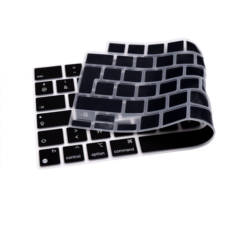 French AZERTY France Keyboard Cover Skin for MacBook Air 13 M2 13.6 Inch  2022 MacBook Pro 14 2021 M1 Pro/Max & MacBook Pro 16