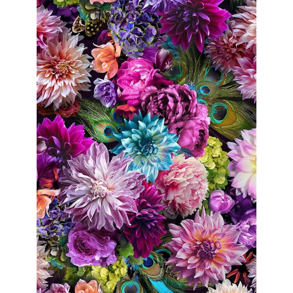 Blume Rose DIY Kreuzstich Stickerei 11CT Kits Handarbeiten Handwerk Set Baumwollfaden Gedruckt Leinwand Home Dekoration Neues Design – Detail 2