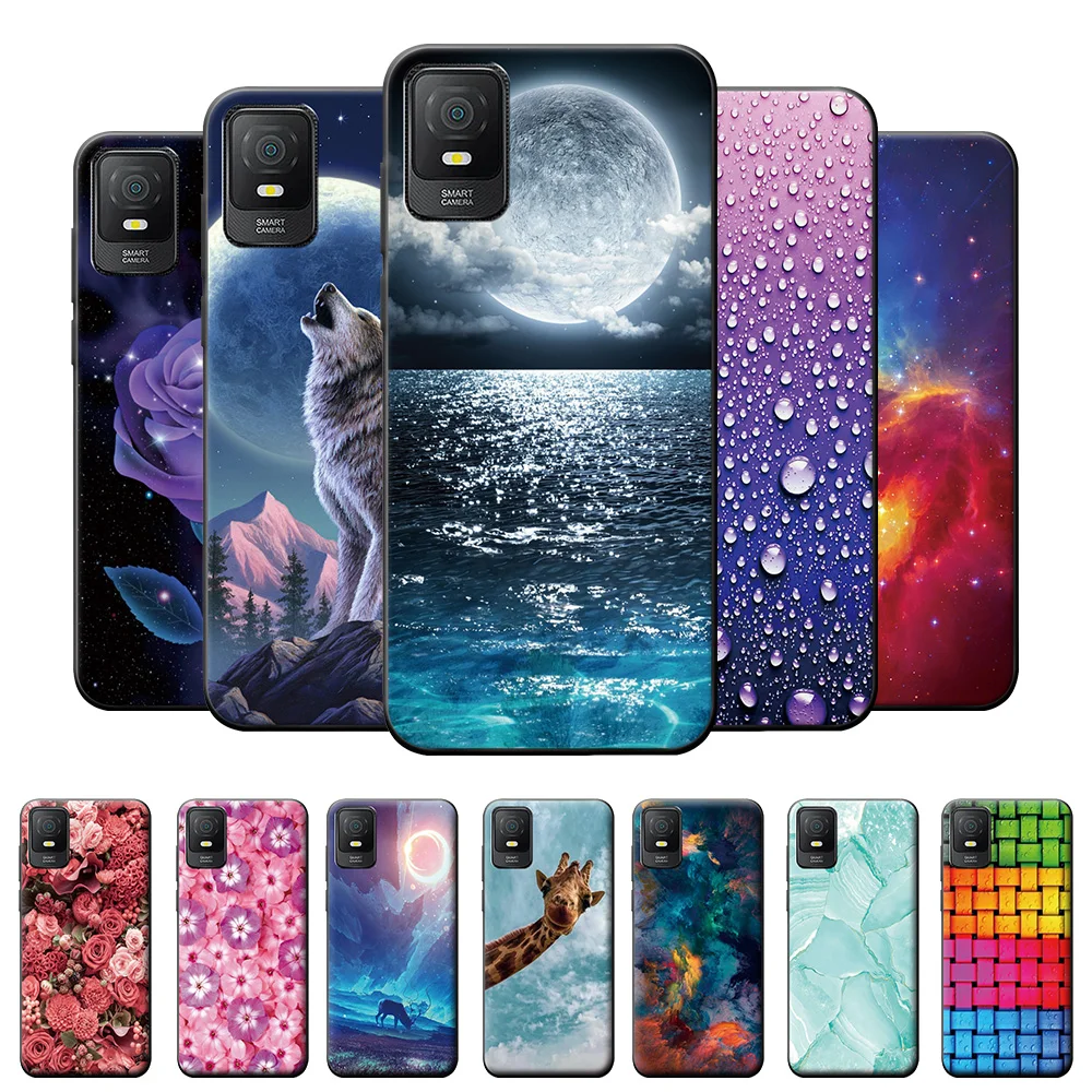 Per Tcl 403 Custodia Per Tcl 403 Cover Custodia Protettiva Opaca Per Tcl 403 Animali Paraurti Posteriore In Silicone Per Tcl 403 Cute Fundas