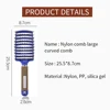 Hair Brush Hair Comb Detangling Hair Brush Bristle&Nylon Women Wet Massage Comb Curly Hairdressing Salon Styling Tools 3
