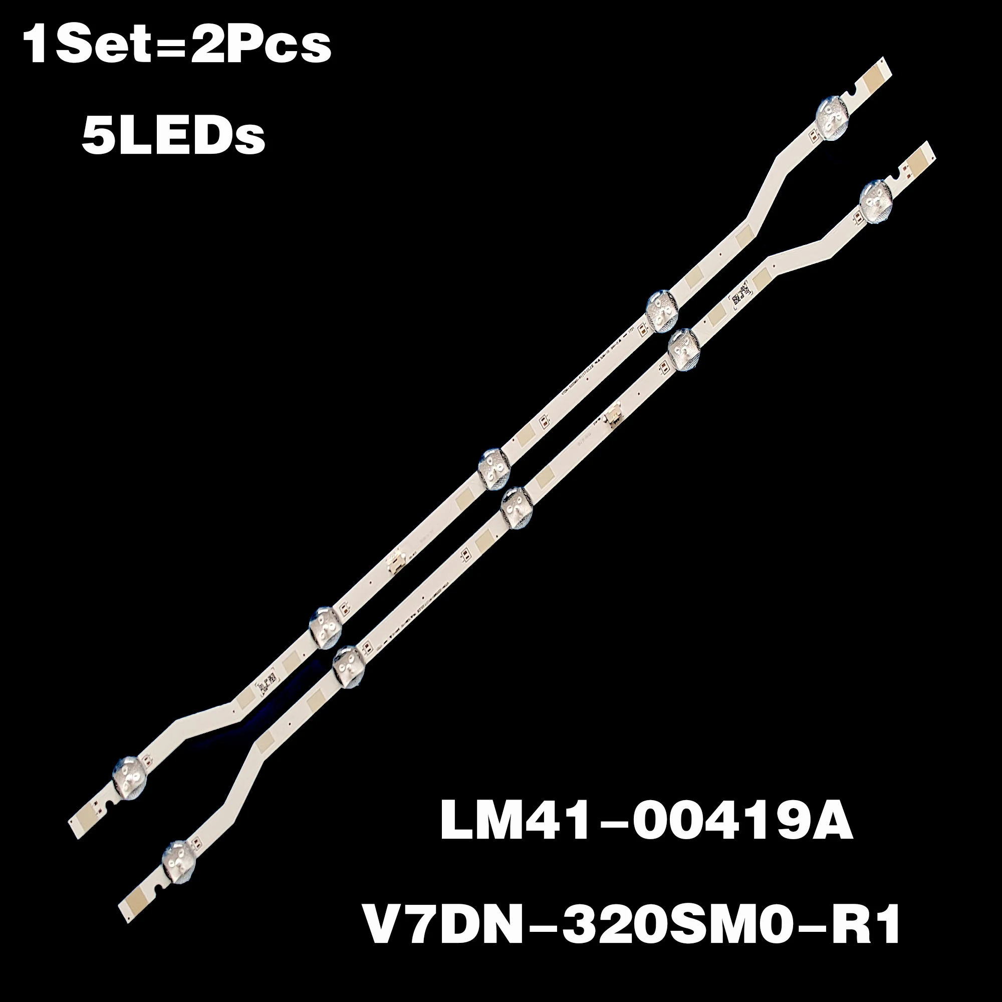 para Samsung Ue32m4000au Ue32m4000 Ue32m4002 Ue32m4005 Un32m4500 Ua32m5000 V7dn320sm0-r1 Bn9643703a Lm4100419a 3v 5led 579 Milímetros