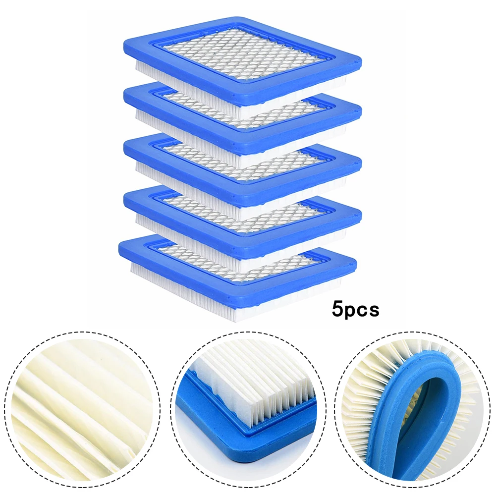 5pcs Lawn Mower Air Filters For Briggs-Stratton 491588 399959 119-1909 Replacement Mowers Parts Garden Supplies Tool Part