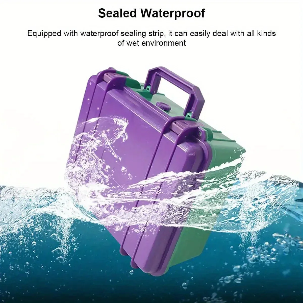 Multi-function Water-repellent and Moisture-proof Tool Box With Sponge Protection Portable Hardware Storage, Safety Instrument 5
