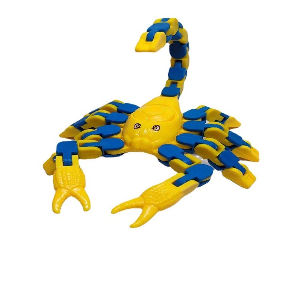 Decompression Gyro Creative Toys Children Toys Stress Relief Disassemble And Spell At Will Variable Chain Scorpion