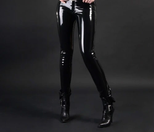

Женские резиновые Брюки Горячая Распродажа латекса высокого качества, сексуальные черные крутые брюки, размер XXS-XXLCosplay, Маскарад