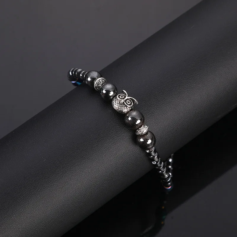 Fashion Accessories Ankle Slimming Bangle Weight Loss Magnet Anklets for Women Men Owl Animals Stone Magnetic Therapy Bracelets Anklet Pain Relief Slimming Health Jewelry
