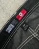 Y2K American Trendy Jeans Retro Gothic Graphic Embroidery Loose men s Jeans Harajuku Hip Hop Street Wide Leg Jeans Pants 6