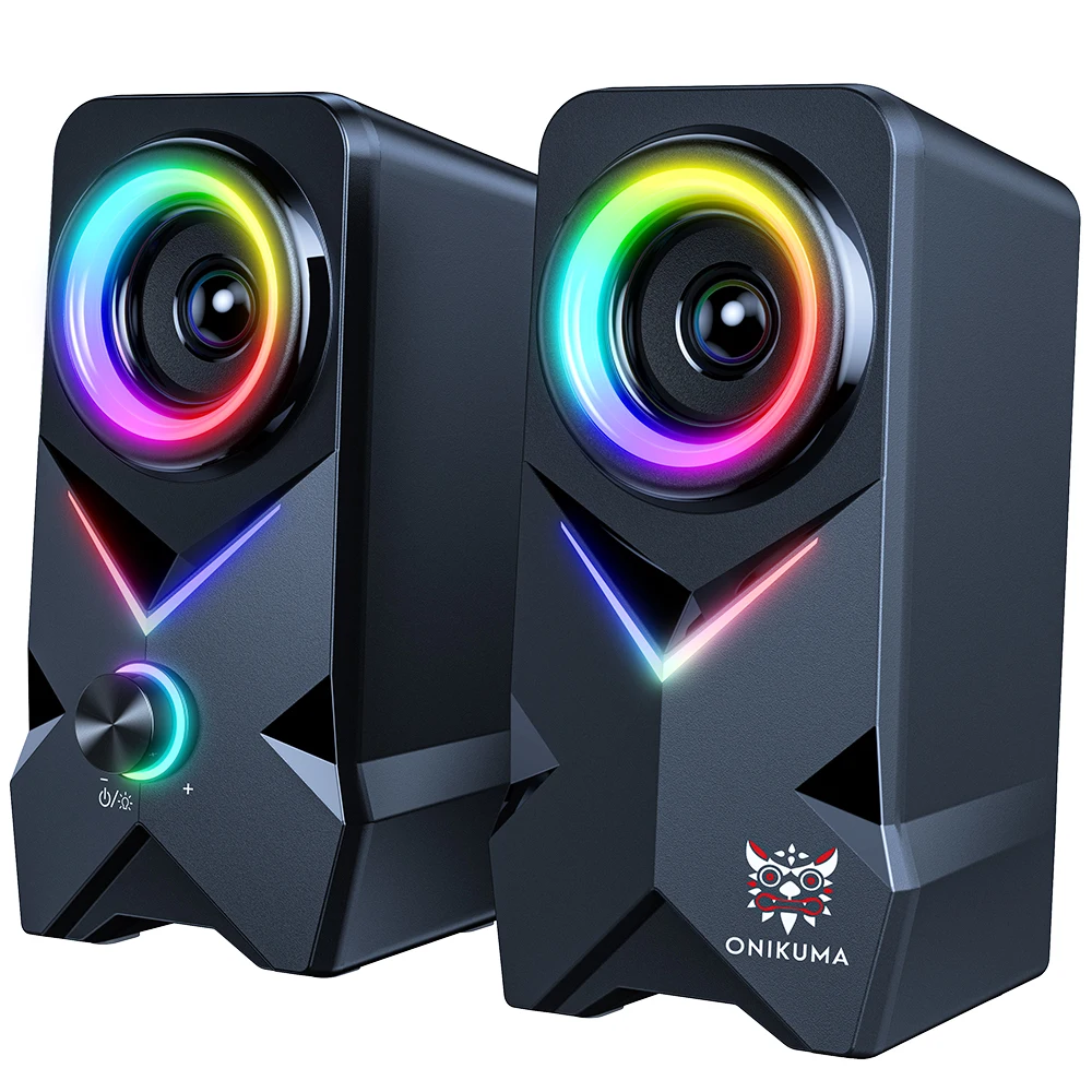 

ONIKUMA L2 Subwoofer Desktop PC Laptop Gaming Bluetooth USB Stereo Computer Speakers LED Tweeter With RGB 3.5mm Jack Accessory