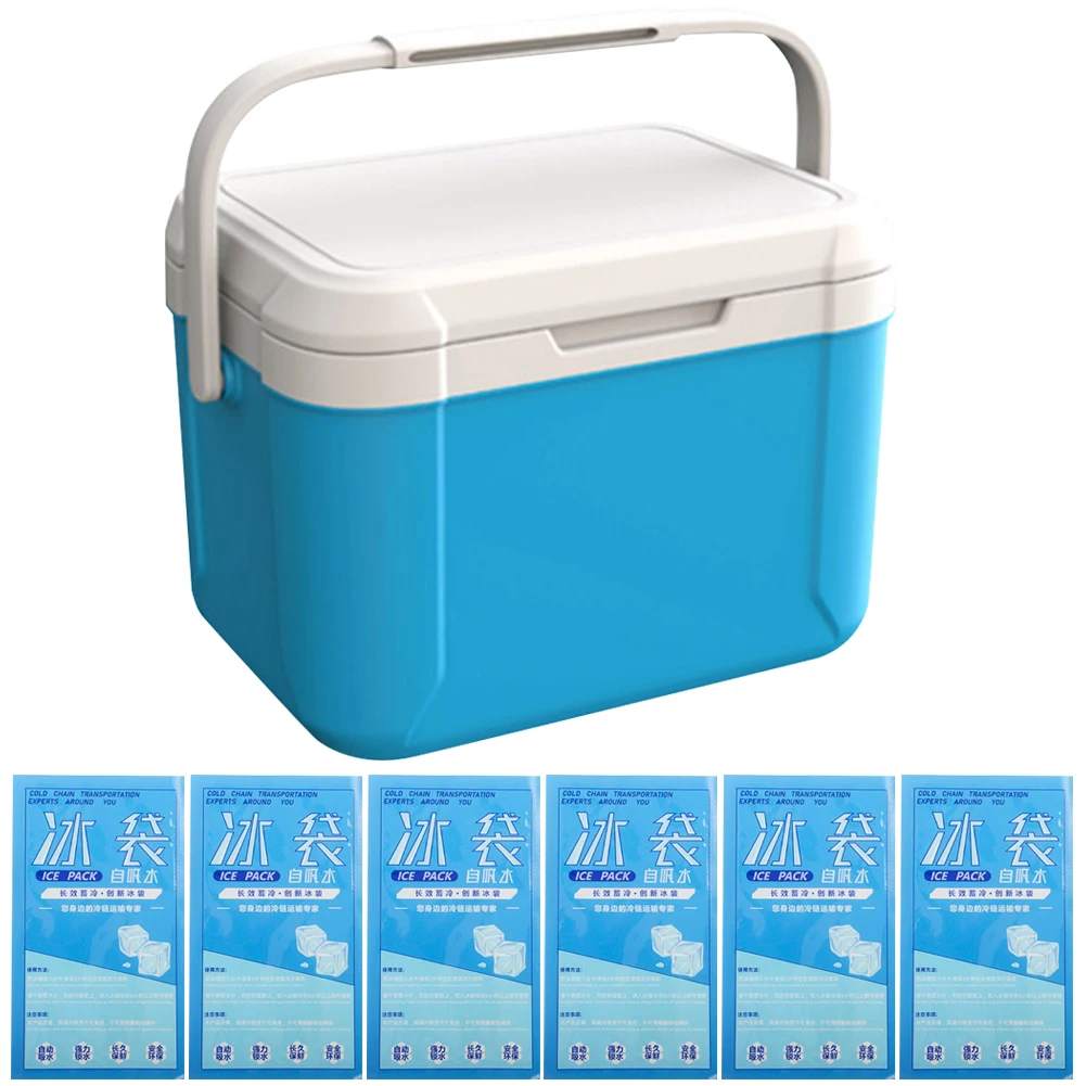 6x Cooling Ice Packs Durable Portable Cooling Elements for Cooler Bags  Reusable Ice Blocks Ice Freezer Blocks for Beach Picnic - AliExpress