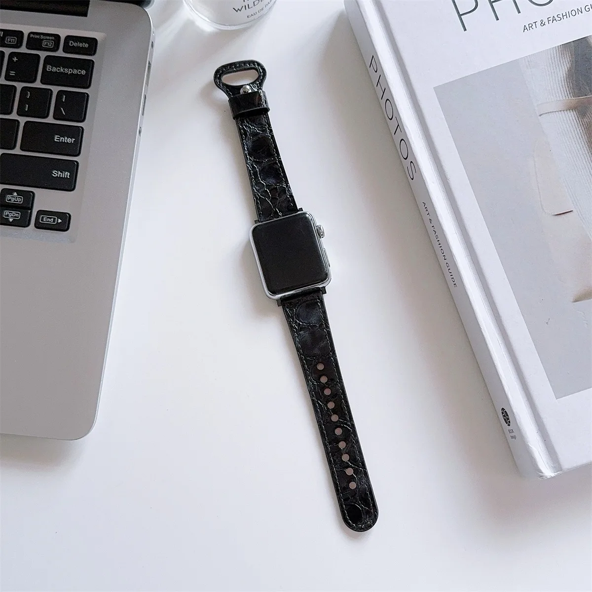 iWatch 42/44/45/46/49mm 38/40/41mm PU Deri Moda Saat Kayışı Watch Serisi Ultra2 Serisi 10/9/8/7/6/5/4/3/2/1_voghion.com