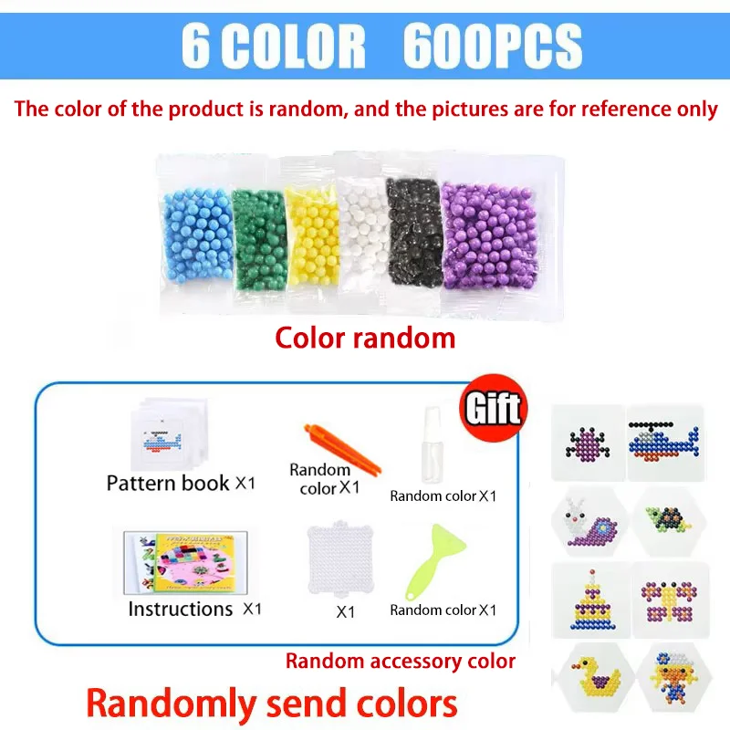 6 Colors 600 PCS