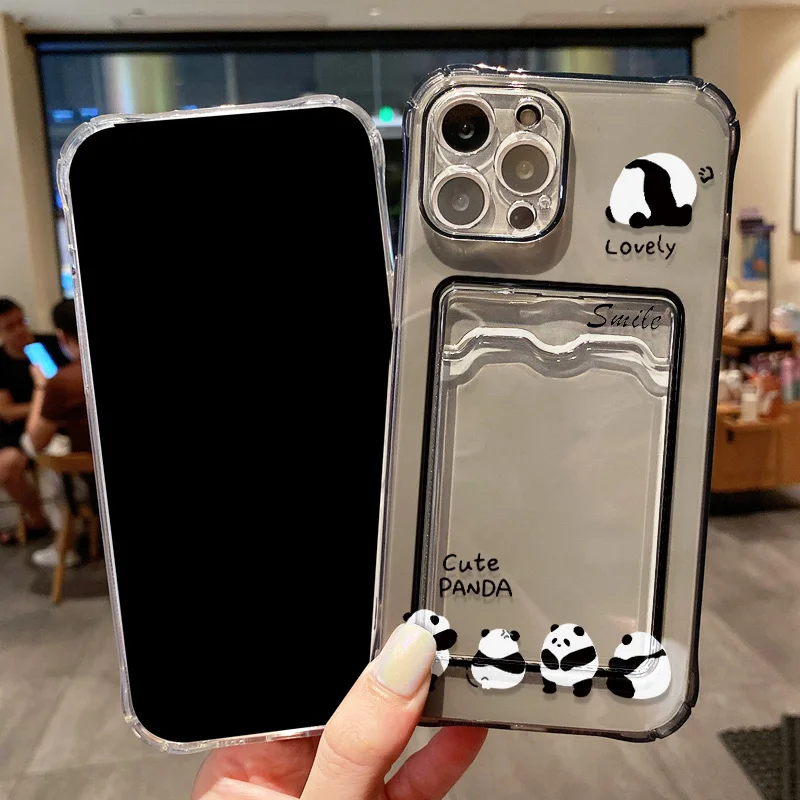 Niedliche Panda-Handyhülle für Samsung Galaxy A56 A36 A55 A26 A17 A07 Hülle S26 Ultra S25 Plus S24 S23 S22 Liebliche Weiche Silikonhülle – Detail 4