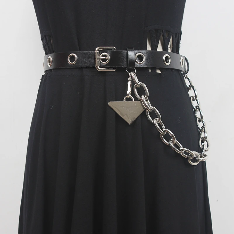 

New Punk Trousers Chain Keychain for Women Pants Chains Multi Layer Belt Waist Keychains Rock Hip Hop Hook Jewelry Accessories