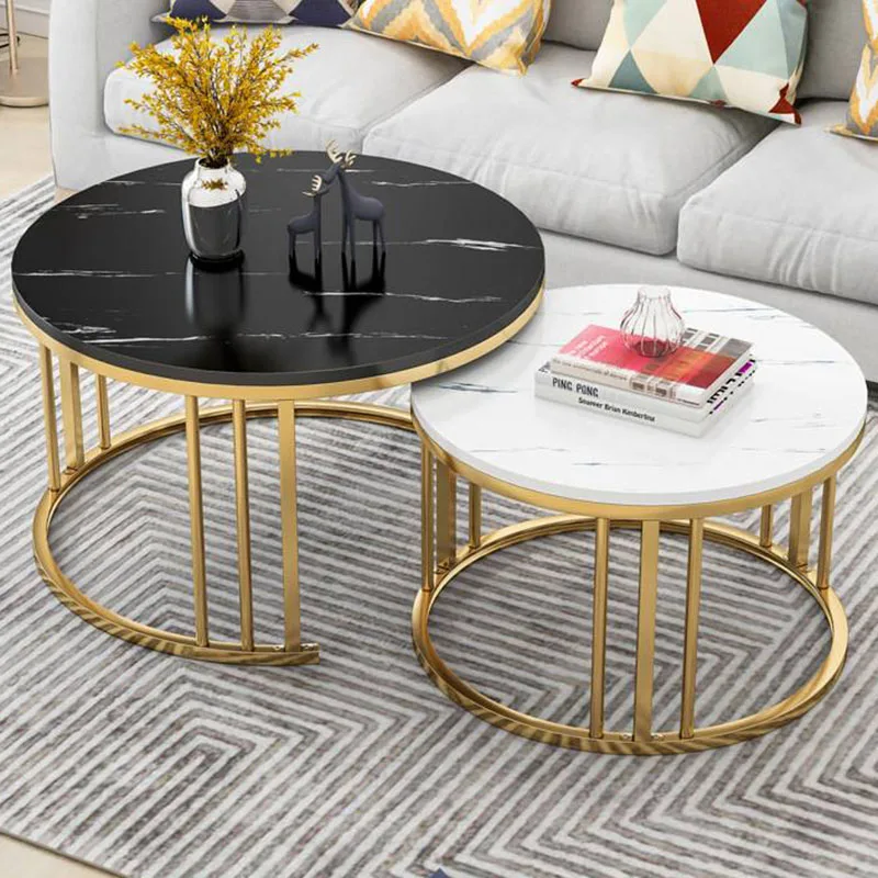 Рисунок 4 - Круглый журнальный столик в эстетике для гостиной