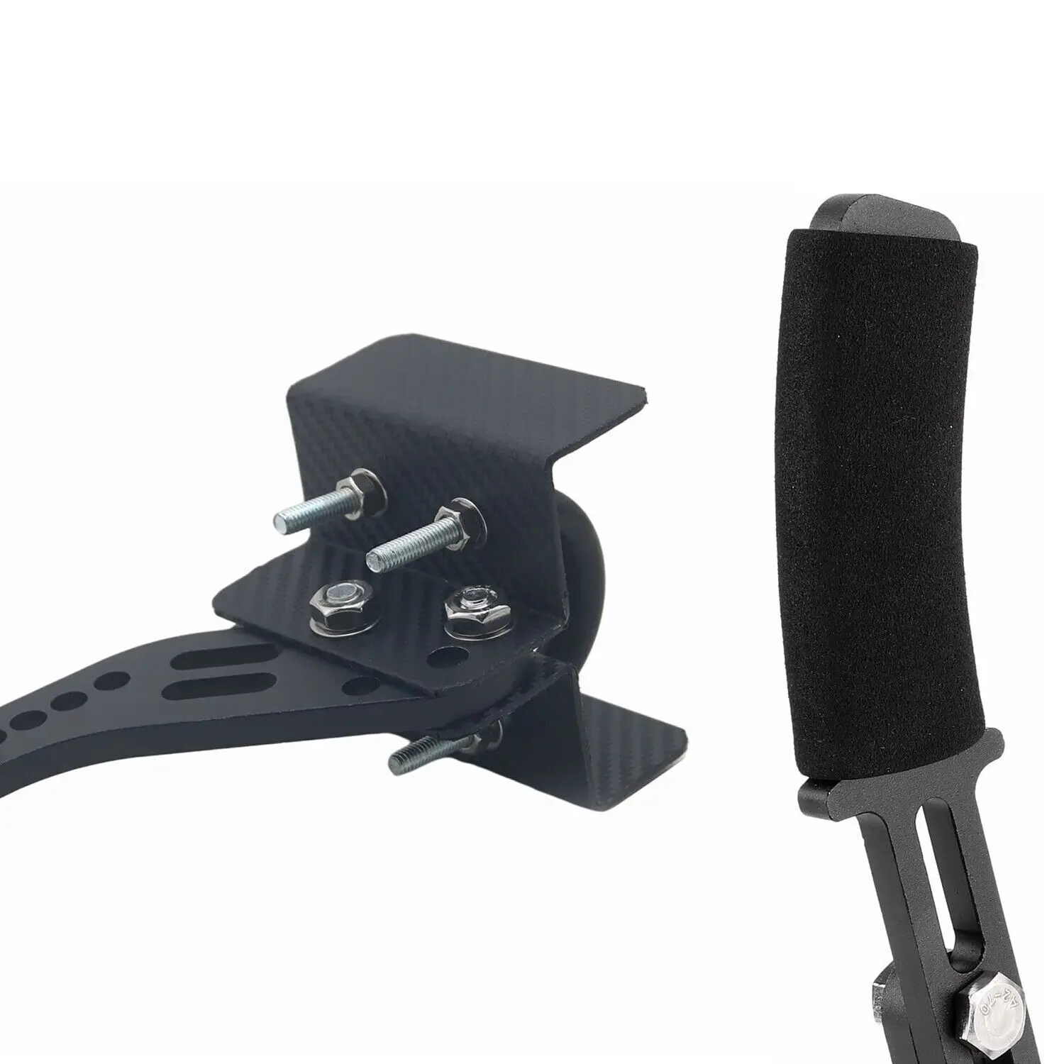 Parking brake release handle universal drift handbrake extended level rally purple