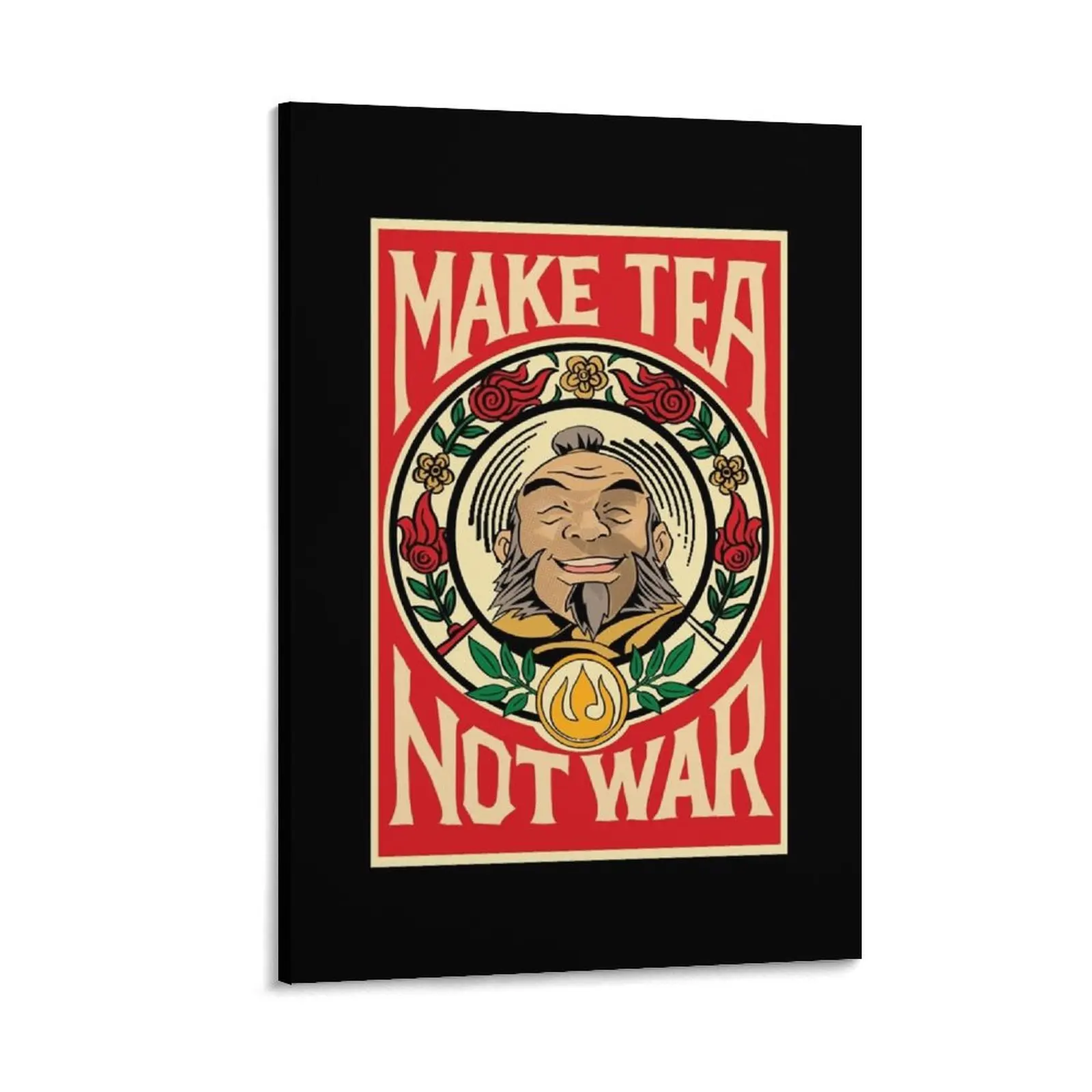 

Vintage Photograp Make Tea Not War Awesome For Music Fan Canvas Painting ornaments for home wall decoration painting