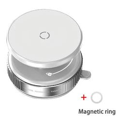Magsafe Magnetic Vacuum Car Phone Holder with 360° Rotation and Suction Grip (White)