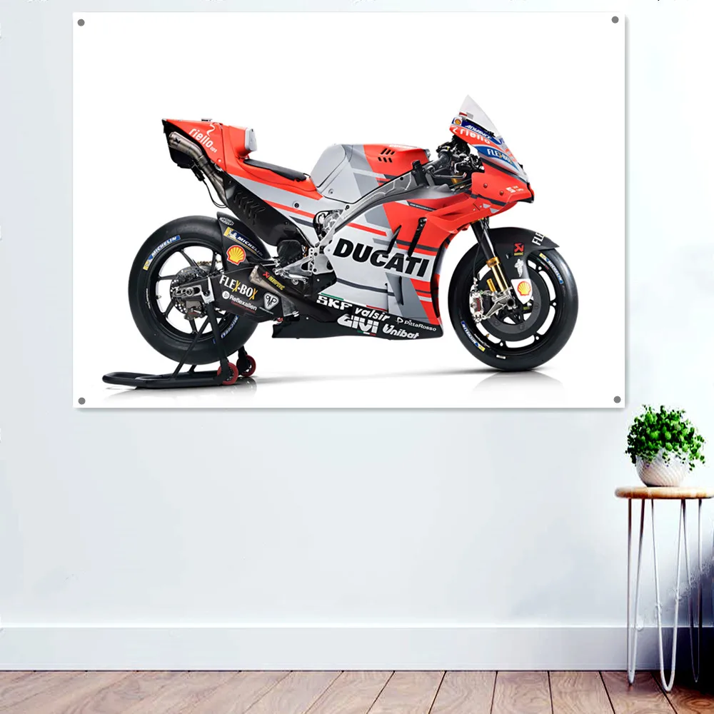 

Cool Motorcycle Posters & Prints Tapestry For Boys Room Banner Wall Art Flag Pub Club Man Cave Bar Garage Wall Decor Painting