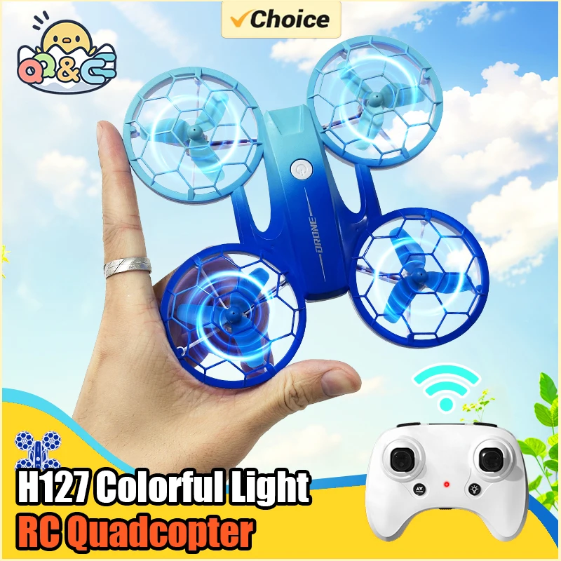 Mini Rotary Flying Drone with Led Light for Racing