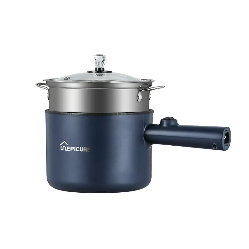 Mini Multifunctional Electric Wok 110V US Standard Student Dormitory Soup Pot Noodles Cooking Rice Heating Pot for Home Use