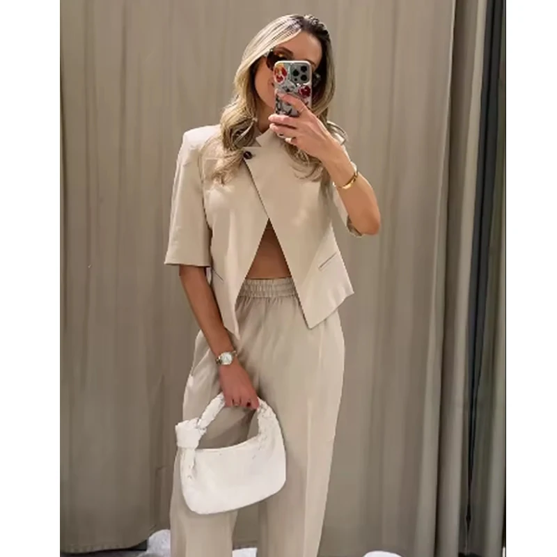 2026 Women's Spring New Blazers Blouse Fashion Leisure Elegance Women's Jackets Young Chic Travel Holiday Unique Blazers - 2