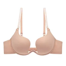 

2022 New Deep V Sexy Gathered Bra Hidden Habele Clothes Beauty Back Bra U-revealed Back Bra